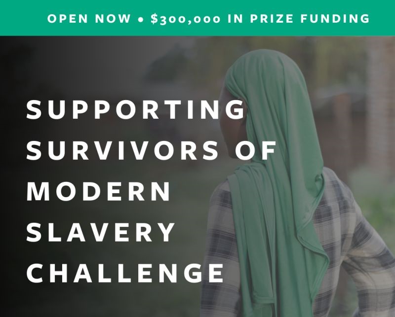 Survivors of Modern Slavery Challenge